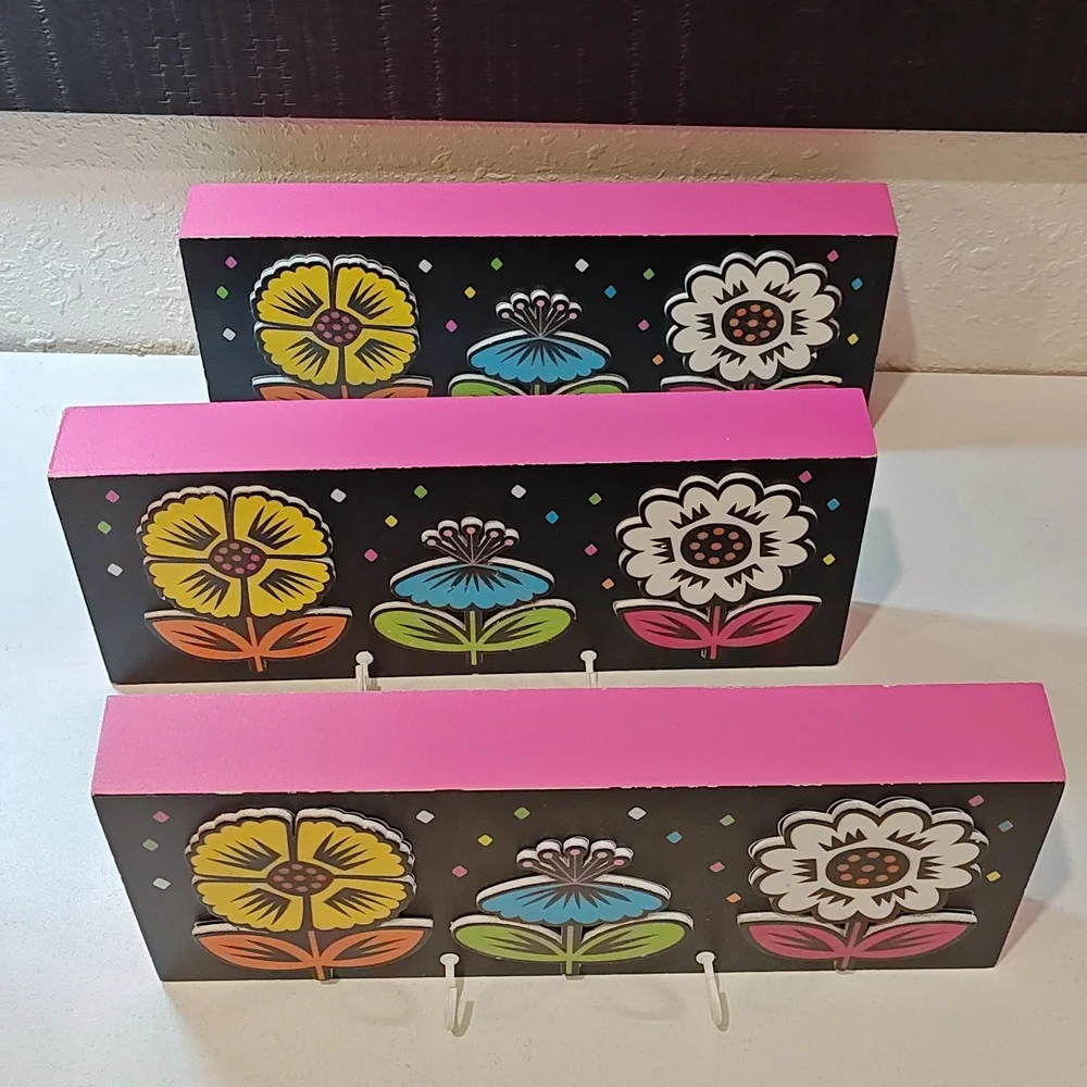 3/$20 Key Hanger With Hooks - Picture 3 of 4